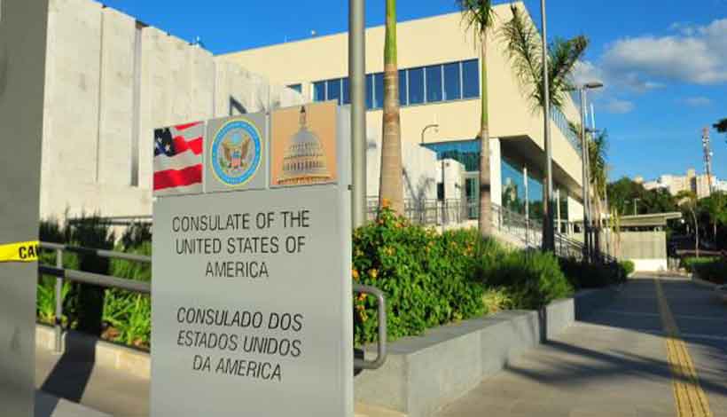 Endereço do Consulado Americano